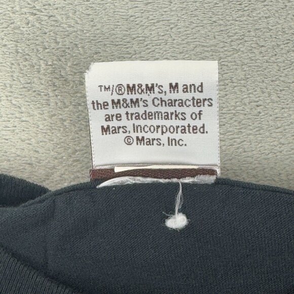 Vintage M&Ms Double Sided Tee Blue Character Graphic Streetwear Skater Grunge M - Picture 6 of 8